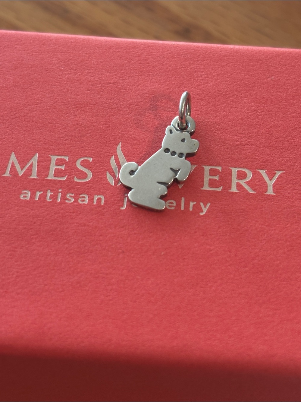 James Avery Playful puppy charm retired! New uncut